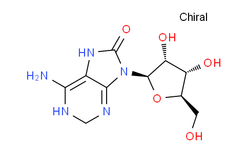 CAS No. 29851-57-8, 6-Amino-9-((2R,3R,4S,5R)-3,4-dihydroxy-5-(hydroxymethyl)tetrahydrofuran-2-yl)-7,9-dihydro-1H-purin-8(2H)-one