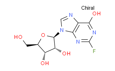 CAS No. 13276-42-1, (2R,3R,4S,5R)-2-(2-Fluoro-6-hydroxy-9H-purin-9-yl)-5-(hydroxymethyl)tetrahydrofuran-3,4-diol