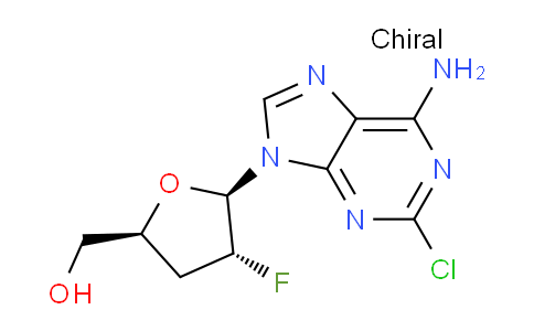 CAS No. 127094-68-2, ((2S,4R,5R)-5-(6-Amino-2-chloro-9H-purin-9-yl)-4-fluorotetrahydrofuran-2-yl)methanol