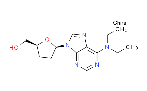 CAS No. 120503-52-8, ((2S,5R)-5-(6-(Diethylamino)-9H-purin-9-yl)tetrahydrofuran-2-yl)methanol