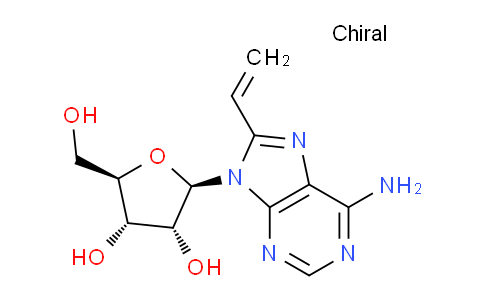 CAS No. 142386-40-1, (2R,3R,4S,5R)-2-(6-Amino-8-vinyl-9H-purin-9-yl)-5-(hydroxymethyl)tetrahydrofuran-3,4-diol
