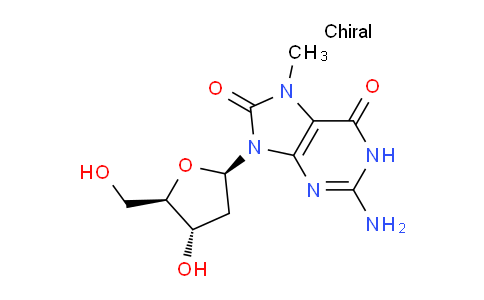 CAS No. 917567-94-3, 2-Amino-9-((2R,4S,5R)-4-hydroxy-5-(hydroxymethyl)tetrahydrofuran-2-yl)-7-methyl-1H-purine-6,8(7H,9H)-dione