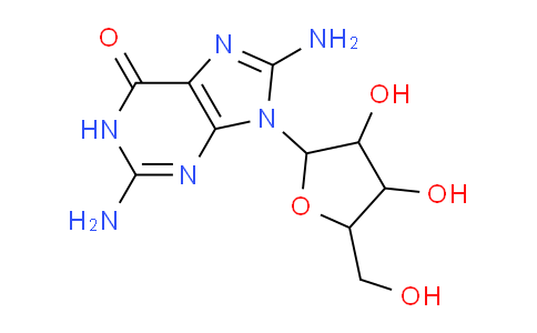 CAS No. 3868-32-4, 2,8-Diamino-9-(3,4-dihydroxy-5-(hydroxymethyl)tetrahydrofuran-2-yl)-1H-purin-6(9H)-one