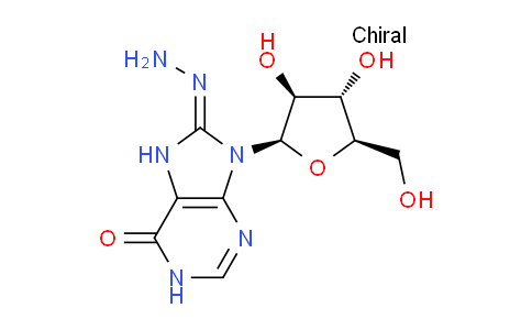 CAS No. 69301-99-1, 9-((2R,3S,4S,5R)-3,4-Dihydroxy-5-(hydroxymethyl)tetrahydrofuran-2-yl)-8-hydrazono-8,9-dihydro-1H-purin-6(7H)-one