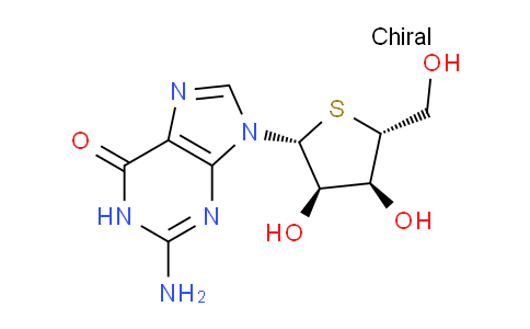 CAS No. 74249-68-6, 2-Amino-9-((2R,3R,4S,5R)-3,4-dihydroxy-5-(hydroxymethyl)tetrahydrothiophen-2-yl)-1H-purin-6(9H)-one