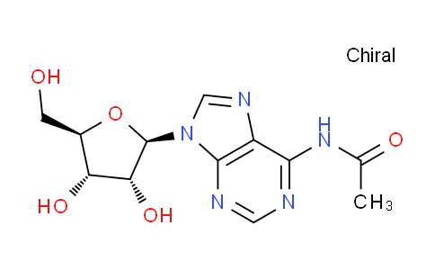 CAS No. 16265-37-5, N-(9-((2R,3R,4S,5R)-3,4-Dihydroxy-5-(hydroxymethyl)tetrahydrofuran-2-yl)-9H-purin-6-yl)acetamide