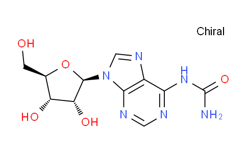 CAS No. 50693-06-6, 1-(9-((2R,3R,4S,5R)-3,4-Dihydroxy-5-(hydroxymethyl)tetrahydrofuran-2-yl)-9H-purin-6-yl)urea