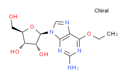 CAS No. 39708-01-5, (2R,3R,4S,5R)-2-(2-Amino-6-ethoxy-9H-purin-9-yl)-5-(hydroxymethyl)tetrahydrofuran-3,4-diol