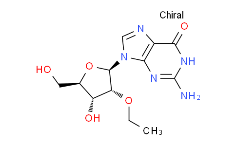 CAS No. 61373-42-0, 2-Amino-9-((2R,3R,4R,5R)-3-ethoxy-4-hydroxy-5-(hydroxymethyl)tetrahydrofuran-2-yl)-1H-purin-6(9H)-one