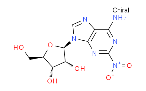CAS No. 266360-65-0, (2R,3R,4S,5R)-2-(6-Amino-2-nitro-9H-purin-9-yl)-5-(hydroxymethyl)tetrahydrofuran-3,4-diol