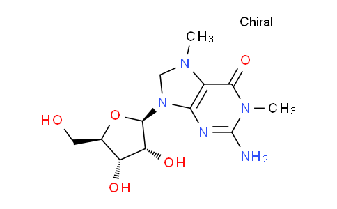CAS No. 69453-64-1, 2-Amino-9-((2R,3R,4S,5R)-3,4-dihydroxy-5-(hydroxymethyl)tetrahydrofuran-2-yl)-1,7-dimethyl-8,9-dihydro-1H-purin-6(7H)-one