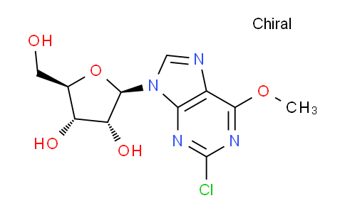 CAS No. 15465-92-6, (2R,3R,4S,5R)-2-(2-Chloro-6-methoxy-9H-purin-9-yl)-5-(hydroxymethyl)tetrahydrofuran-3,4-diol