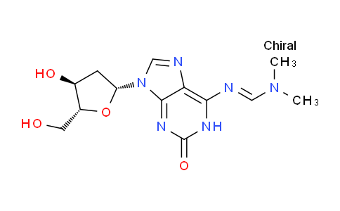 CAS No. 146196-17-0, N'-(9-((2R,4S,5R)-4-Hydroxy-5-(hydroxymethyl)tetrahydrofuran-2-yl)-2-oxo-2,9-dihydro-1H-purin-6-yl)-N,N-dimethylformimidamide