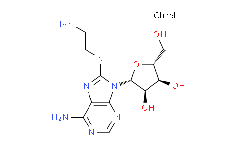 CAS No. 62936-94-1, (2R,3R,4S,5R)-2-(6-Amino-8-((2-aminoethyl)amino)-9H-purin-9-yl)-5-(hydroxymethyl)tetrahydrofuran-3,4-diol