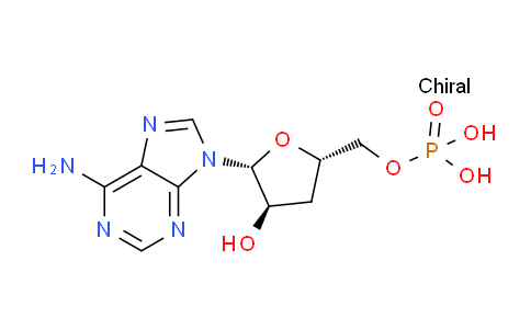 CAS No. 17434-81-0, ((2S,4R,5R)-5-(6-Amino-9H-purin-9-yl)-4-hydroxytetrahydrofuran-2-yl)methyl dihydrogen phosphate