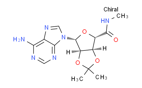 CAS No. 39491-51-5, (3aS,4S,6R,6aR)-6-(6-amino-9H-purin-9-yl)-N,2,2-trimethyltetrahydrofuro[3,4-d][1,3]dioxole-4-carboxamide