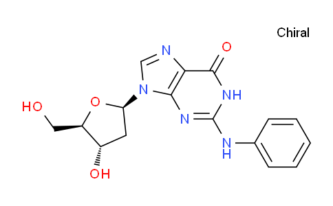 CAS No. 114300-71-9, 9-((2R,4S,5R)-4-Hydroxy-5-(hydroxymethyl)tetrahydrofuran-2-yl)-2-(phenylamino)-1H-purin-6(9H)-one