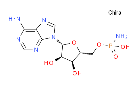 CAS No. 6154-31-0, ((2R,3S,4R,5R)-5-(6-Amino-9H-purin-9-yl)-3,4-dihydroxytetrahydrofuran-2-yl)methyl hydrogen phosphoramidate