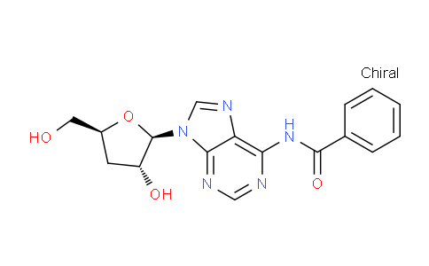 CAS No. 76902-49-3, N-(9-((2R,3R,5S)-3-Hydroxy-5-(hydroxymethyl)tetrahydrofuran-2-yl)-9H-purin-6-yl)benzamide
