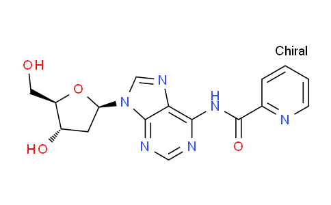 CAS No. 661463-48-5, N-(9-((2R,4S,5R)-4-Hydroxy-5-(hydroxymethyl)tetrahydrofuran-2-yl)-9H-purin-6-yl)picolinamide