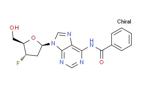 CAS No. 122712-71-4, N-(9-((2R,4S,5R)-4-Fluoro-5-(hydroxymethyl)tetrahydrofuran-2-yl)-9H-purin-6-yl)benzamide