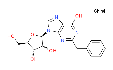 CAS No. 88868-67-1, (2R,3R,4S,5R)-2-(2-Benzyl-6-hydroxy-9H-purin-9-yl)-5-(hydroxymethyl)tetrahydrofuran-3,4-diol