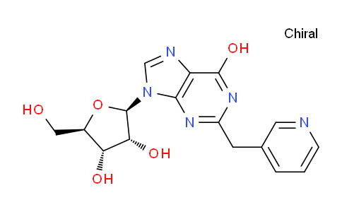 CAS No. 88868-71-7, (2R,3R,4S,5R)-2-(6-Hydroxy-2-(pyridin-3-ylmethyl)-9H-purin-9-yl)-5-(hydroxymethyl)tetrahydrofuran-3,4-diol