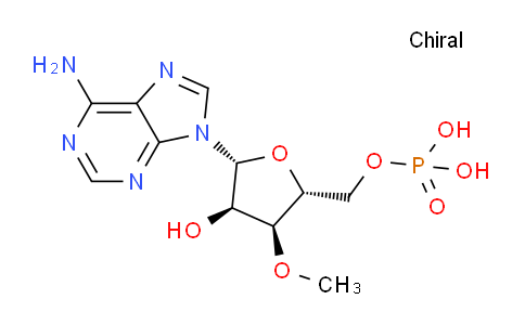 CAS No. 60091-04-5, ((2R,3S,4R,5R)-5-(6-Amino-9H-purin-9-yl)-4-hydroxy-3-methoxytetrahydrofuran-2-yl)methyl dihydrogen phosphate