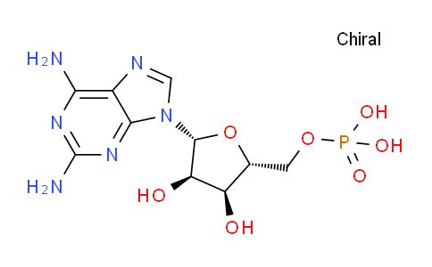 CAS No. 7561-54-8, ((2R,3S,4R,5R)-5-(2,6-Diamino-9H-purin-9-yl)-3,4-dihydroxytetrahydrofuran-2-yl)methyl dihydrogen phosphate