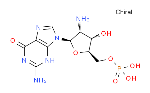 CAS No. 72189-87-8, ((2R,3S,4R,5R)-4-Amino-5-(2-amino-6-oxo-3H-purin-9(6H)-yl)-3-hydroxytetrahydrofuran-2-yl)methyl dihydrogen phosphate