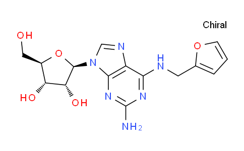 CAS No. 26783-39-1, (2R,3R,4S,5R)-2-(2-Amino-6-((furan-2-ylmethyl)amino)-9H-purin-9-yl)-5-(hydroxymethyl)tetrahydrofuran-3,4-diol
