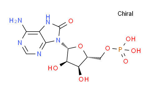CAS No. 25030-04-0, ((2R,3S,4R,5R)-5-(6-Amino-8-oxo-7H-purin-9(8H)-yl)-3,4-dihydroxytetrahydrofuran-2-yl)methyl dihydrogen phosphate
