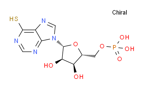 CAS No. 53-83-8, ((2R,3S,4R,5R)-3,4-Dihydroxy-5-(6-mercapto-9H-purin-9-yl)tetrahydrofuran-2-yl)methyl dihydrogen phosphate