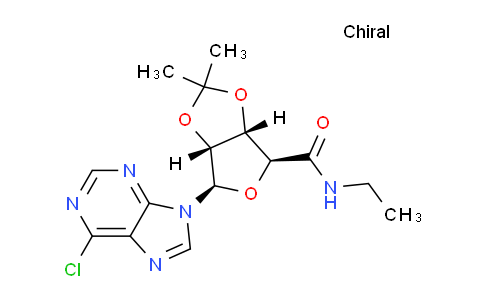 CAS No. 103201-21-4, (3aS,4S,6R,6aR)-6-(6-Chloro-9H-purin-9-yl)-N-ethyl-2,2-dimethyltetrahydrofuro[3,4-d][1,3]dioxole-4-carboxamide
