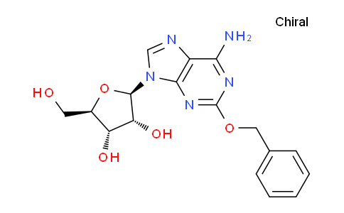 CAS No. 131865-78-6, (2R,3R,4S,5R)-2-(6-Amino-2-(benzyloxy)-9H-purin-9-yl)-5-(hydroxymethyl)tetrahydrofuran-3,4-diol