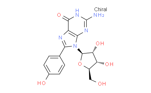 CAS No. 143108-91-2, 2-Amino-9-((2R,3R,4S,5R)-3,4-dihydroxy-5-(hydroxymethyl)tetrahydrofuran-2-yl)-8-(4-hydroxyphenyl)-1H-purin-6(9H)-one