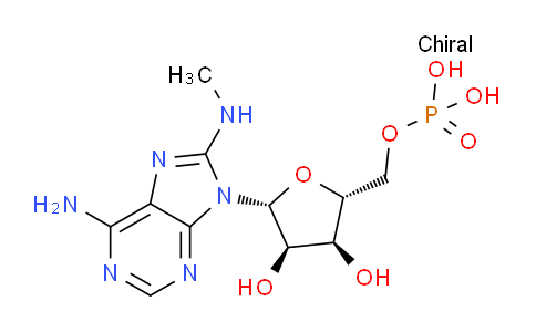 CAS No. 61370-73-8, ((2R,3S,4R,5R)-5-(6-Amino-8-(methylamino)-9H-purin-9-yl)-3,4-dihydroxytetrahydrofuran-2-yl)methyl dihydrogen phosphate
