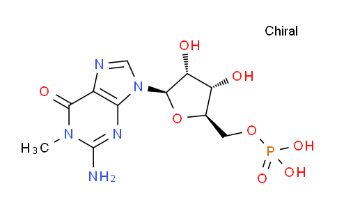 CAS No. 20309-92-6, ((2R,3S,4R,5R)-5-(2-Amino-1-methyl-6-oxo-1H-purin-9(6H)-yl)-3,4-dihydroxytetrahydrofuran-2-yl)methyl dihydrogen phosphate