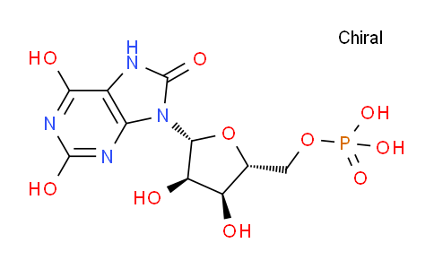CAS No. 21082-31-5, ((2R,3S,4R,5R)-5-(2,6-Dihydroxy-8-oxo-7H-purin-9(8H)-yl)-3,4-dihydroxytetrahydrofuran-2-yl)methyl dihydrogen phosphate