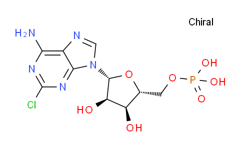 CAS No. 21466-01-3, ((2R,3S,4R,5R)-5-(6-Amino-2-chloro-9H-purin-9-yl)-3,4-dihydroxytetrahydrofuran-2-yl)methyl dihydrogen phosphate
