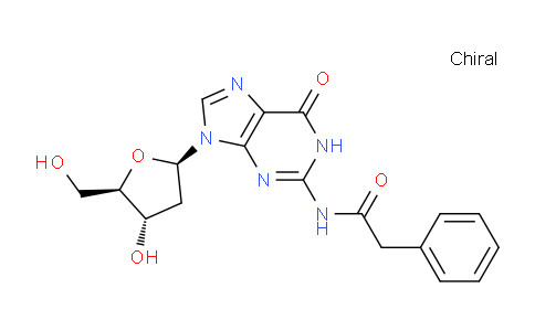 CAS No. 92447-25-1, N-(9-((2R,4S,5R)-4-Hydroxy-5-(hydroxymethyl)tetrahydrofuran-2-yl)-6-oxo-6,9-dihydro-1H-purin-2-yl)-2-phenylacetamide