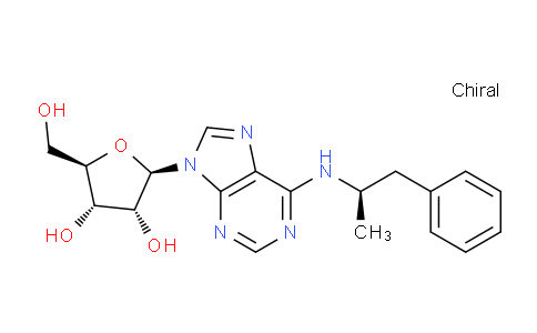 MC708364 | 38594-96-6 | (2R,3S,4R,5R)-2-(Hydroxymethyl)-5-(6-(((R)-1-phenylpropan-2-yl)amino)-9H-purin-9-yl)tetrahydrofuran-3,4-diol