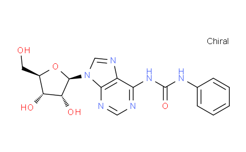 CAS No. 33467-20-8, 1-(9-((2R,3R,4S,5R)-3,4-Dihydroxy-5-(hydroxymethyl)tetrahydrofuran-2-yl)-9H-purin-6-yl)-3-phenylurea
