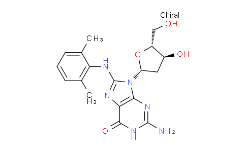 CAS No. 176712-94-0, 2-Amino-8-((2,6-dimethylphenyl)amino)-9-((2R,4S,5R)-4-hydroxy-5-(hydroxymethyl)tetrahydrofuran-2-yl)-1H-purin-6(9H)-one