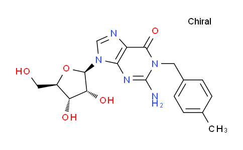 CAS No. 88158-18-3, 2-Amino-9-((2R,3R,4S,5R)-3,4-dihydroxy-5-(hydroxymethyl)tetrahydrofuran-2-yl)-1-(4-methylbenzyl)-1H-purin-6(9H)-one