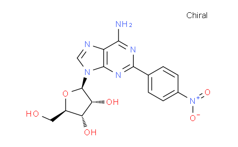 CAS No. 37151-16-9, (2R,3R,4S,5R)-2-(6-Amino-2-(4-nitrophenyl)-9H-purin-9-yl)-5-(hydroxymethyl)tetrahydrofuran-3,4-diol