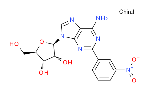 CAS No. 109875-47-0, (2R,3R,4S,5R)-2-(6-Amino-2-(3-nitrophenyl)-9H-purin-9-yl)-5-(hydroxymethyl)tetrahydrofuran-3,4-diol