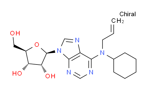 CAS No. 55611-38-6, (2R,3R,4S,5R)-2-(6-(Allyl(cyclohexyl)amino)-9H-purin-9-yl)-5-(hydroxymethyl)tetrahydrofuran-3,4-diol