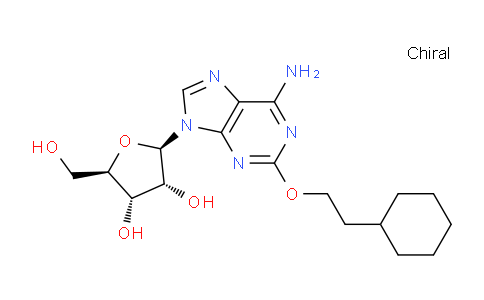 CAS No. 131933-18-1, (2R,3R,4S,5R)-2-(6-Amino-2-(2-cyclohexylethoxy)-9H-purin-9-yl)-5-(hydroxymethyl)tetrahydrofuran-3,4-diol