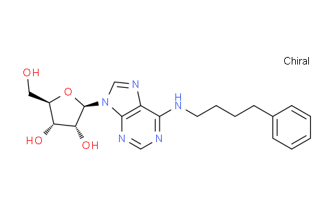 CAS No. 101565-58-6, (2R,3S,4R,5R)-2-(Hydroxymethyl)-5-(6-((4-phenylbutyl)amino)-9H-purin-9-yl)tetrahydrofuran-3,4-diol